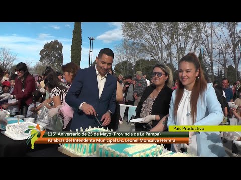 116° Aniversario ciudad de 25 de Mayo, La Pampa. 27 09 2025