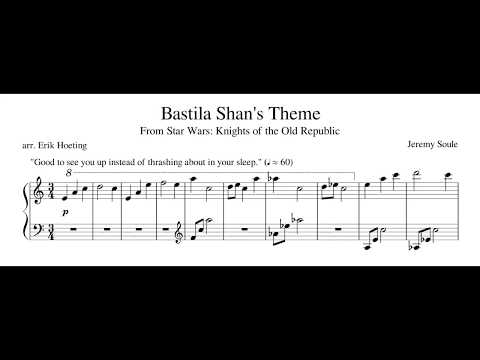 Star Wars: KotOR - Bastila Shan's Theme Cover | Erik Hoeting Piano