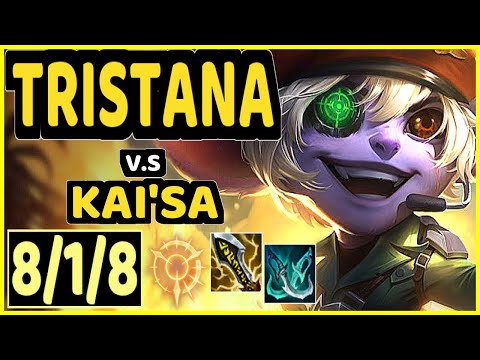 FORG1VEN (TRISTANA) vs KAI'SA - 8/1/8 KDA BOTTOM ADC GAMEPLAY - EUW Ranked DIAMOND