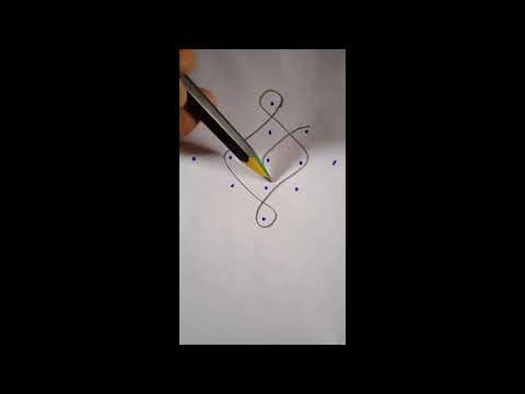 Easy & Simple Rangoli Designs ll Latest 5 to 1 Dots Simple Rangoli..ll Tejasri Amazing Vlogs.