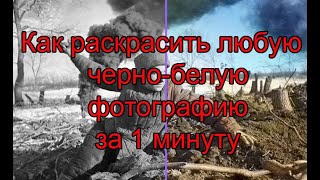 Как раскрасить любую черно-белую фотографию за 1 минуту
Привет друзья! Сегодня хочу поделится с вами одним очень удивительным онлайн сервисом, с помощью которого можно абсолютно бесплатно раскрасить любые черно-белые фотографии