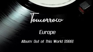 Europe - Tomorrow [Lyrics]