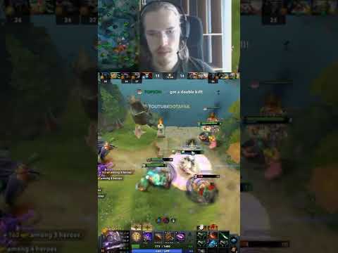 It is impossible to kill Topson!! Godson sniper vs everyone is real ‼️😱😱 #shorts #dota2shorts