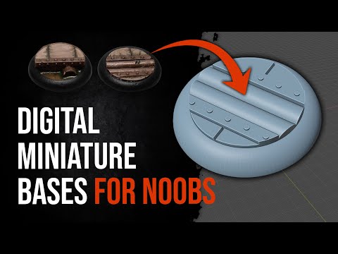 How To Create Your Own Digital Miniature Wargame Bases To 3D Print