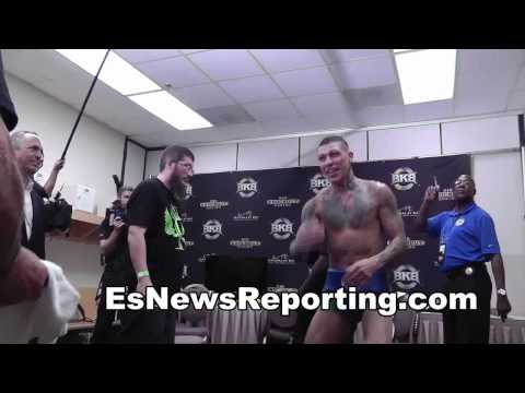 gabe rosado after his ko win over vera EsNews