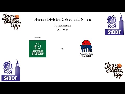 Skuru Basket (Herr) mot Västerås Basket - 2015-09-27