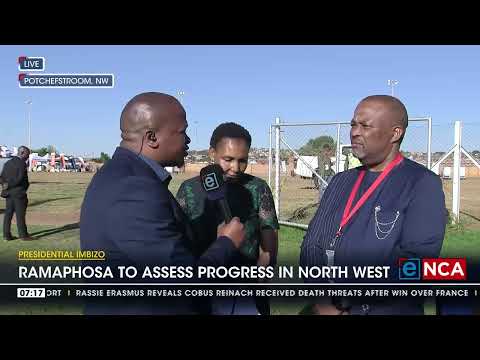 Presidential imbizo Ramaphosa to assess progress in North West
