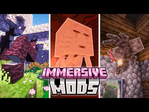 15 Mods That Make Minecraft INSANELY Immersive | 1.21.1 / 1.20.1 (NeoForge, Forge & Fabric)