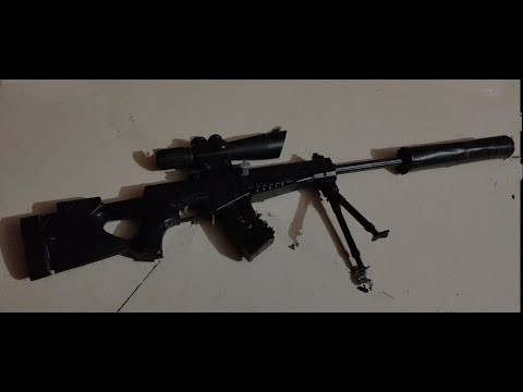 pubg rifle with scope  unboxing