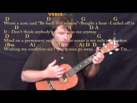 Knee Deep (Zac Brown) Bariuke Cover Lesson in D with Chords/Lyrics