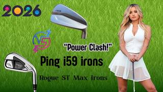 Callaway Golf Rogue ST Max irons  vs Ping i59 irons  Review