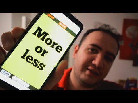 Part of a video titled How to say MORE OR LESS in English - YouTube