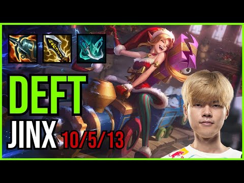 DEFT - JINX vs SAMIRA ADC - KR Grandmaster - Patch 11.6