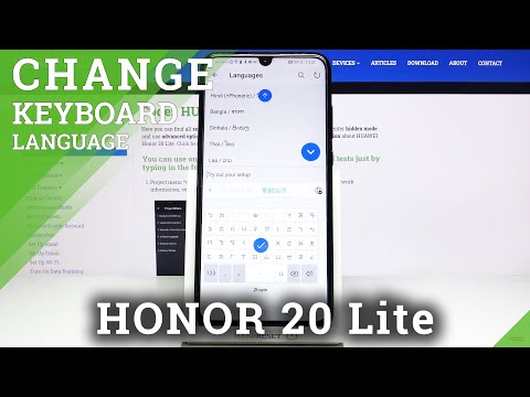 How to Change Keyboard Language on Honor 20 Lite – Keyboard Language Adjustment