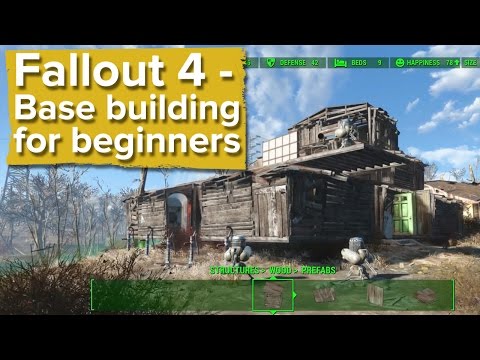 Fallout 4 - Base building for beginners (new gameplay)
