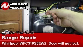 Whirlpool Stove Repair - Door Will Not Lock - Latch Motor Assembly