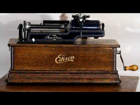 "The Hermit's Bell Overture" Edison Special J Blue Amberol Cylinder, American Symphony Orchestra