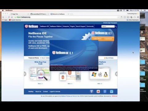 &#x202a;26- php|| setting Netbeans for PHP on Mac  تنصيب بيئة جديدة&#x202c;&rlm;