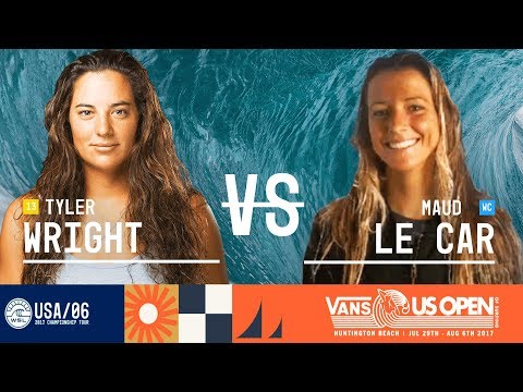Tyler Wright vs. Maud Le Car - Round Four, Heat 2 - Vans US Open 2017 (W)