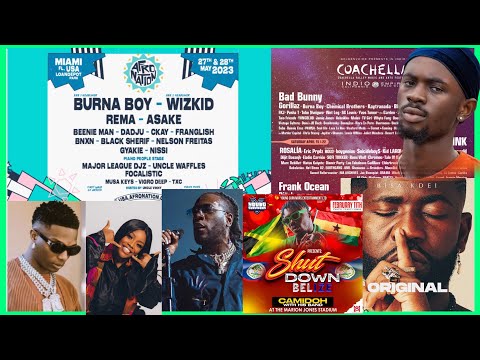 Black Sherif And Coachella Updates + Afronation In Miami + Camidoh In Jamaica + Bisa Kdei’s Album..