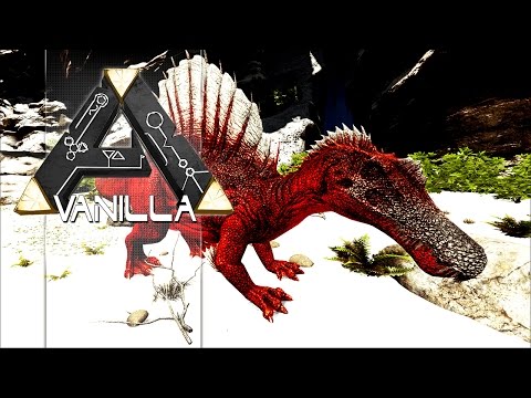 ARK Vanilla EP28 - Um Spino Lv 116 Insano E Upando Nossa Filhote Crescida!