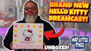 A DEAL He Couldn't Pass Up On! SEGA Dreamcast Hello Kitty Console NEW In BOX!