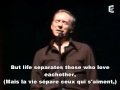 Les Feuilles Mortes - Yves Montand (English ...
