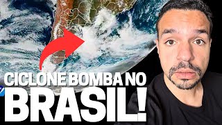 ENTENDA O CICLONE BOMBA NO BRASIL - Tornado no Sul, escolas fechadas e riscos de enchentes!