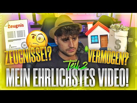 MEIN EHRLICHSTES VIDEO - TEIL 2!😱👀 Mein VERMÖGEN Leak💸 Akne mit 17😳 Meine Schul Zeugnisse!📝 FAQ