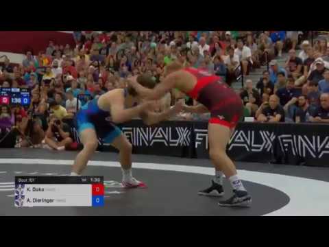 79 Kg 1 Of 2 Alex Dieringer Titan Mercury Wrestling Club Vs Kyle Dake Titan Mercury Wrestling Club