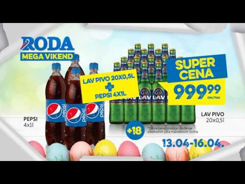 RODA: Uskršnji MEGA vikend 13. - 16.04.2017.