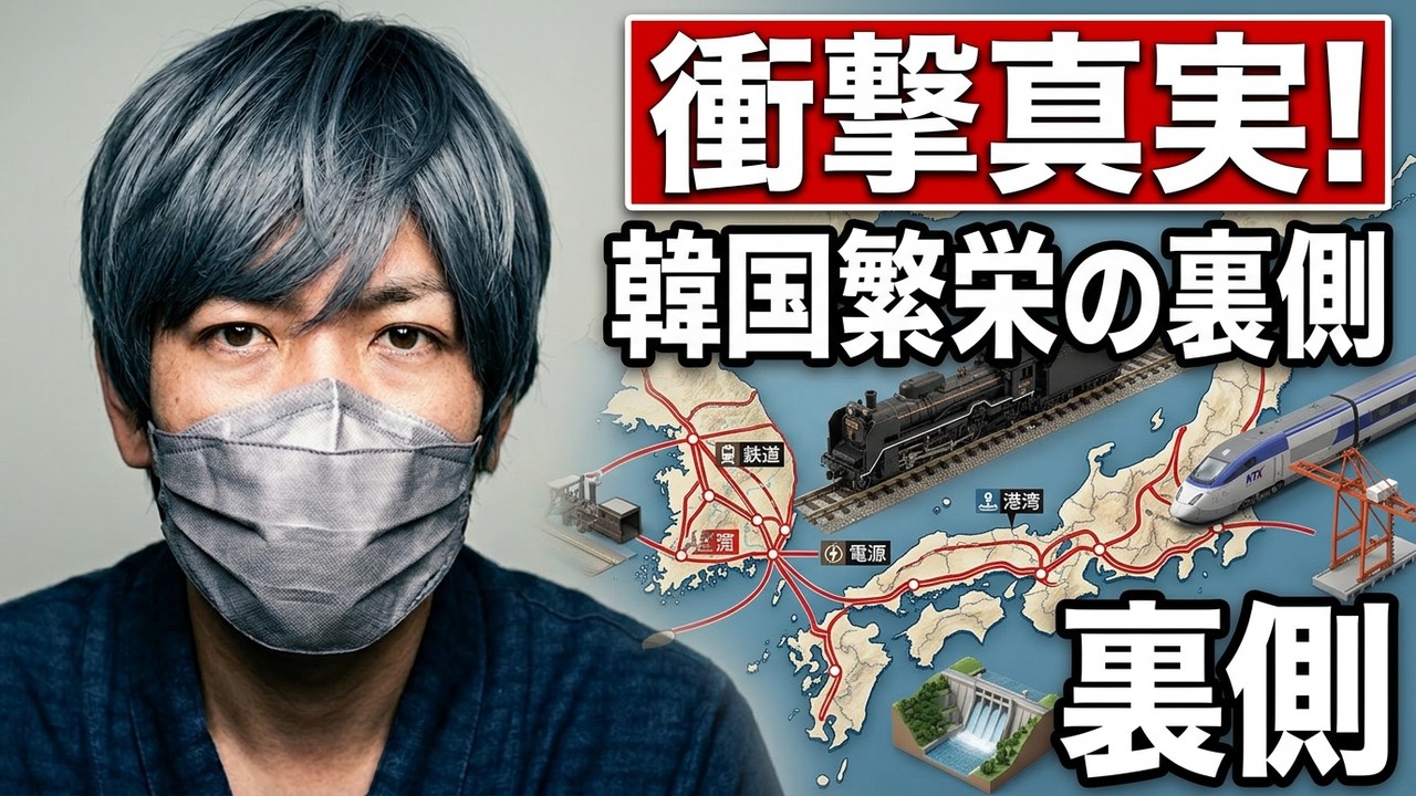 【日韓関係】韓国の繁栄は日本の置き土産！？  百年前インフラの歴史が語る衝撃真実。日本が敷いた鉄道がKTXの原型？ 韓国近代歴史の裏側を検証
