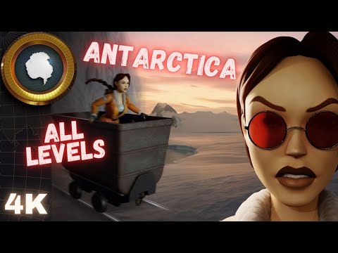Tomb Raider 3 Remastered - Antarctica All 4 Levels - Full Gameplay Walkthrough