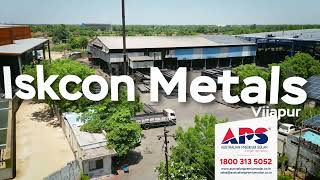 495 kWp Solar Plant | Iskon Metals, Vijapur, Gujarat | APS