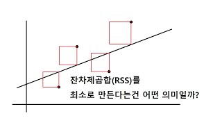 rstat101 week 6 잔차제곱합(RSS)를 최소로 만든다는 의미