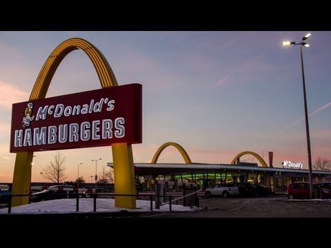 McDonald's Neon Signs Best retro 1950 style (the production)
