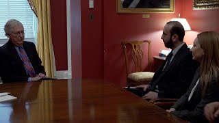 RA Foreign Minister Ararat Mirzoyan meets with US Senate’s Republican Leader Mitch McConnell