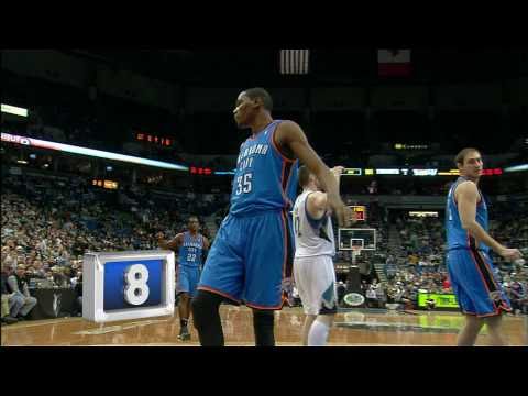 Kevin Durant's Top 10 Plays of the 2011 Season