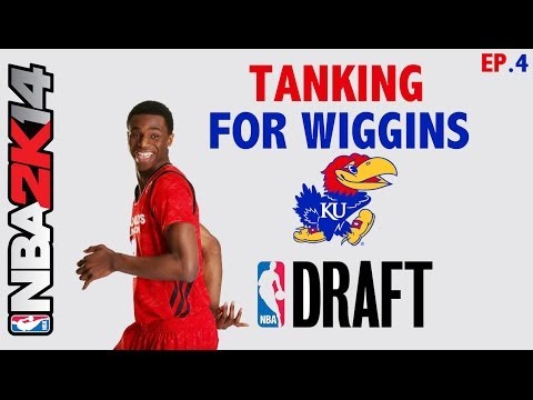 NBA 2K14 - MyGM EP.4 | TANKING FOR ANDREW WIGGINS | Offseason + NBA Draft | Charlotte Bobcats