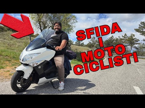 U50-Pt1! 🛵😎 Motorcyclist on TMax: "I'm passing all the motorcyclists!" 💨