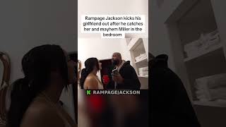 Rampage Jackson caught his girlfriend in bed with mayhem Miller #rampagejackson #ufc ￼