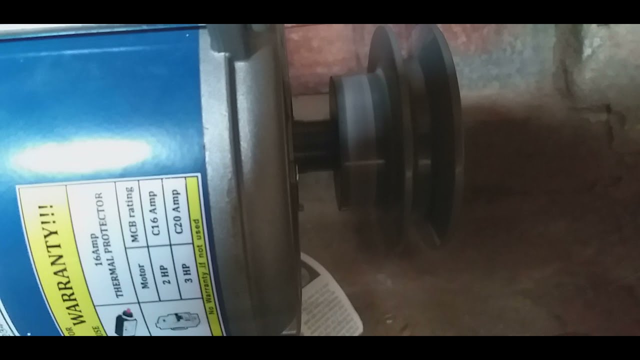 Watch video Crompton single phase 3hp industry Motors 1440 RPM Now Crompton single phase 3hp industry Motors 1440 RPM