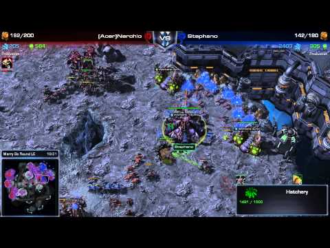 SC2 - Hairy Masters - ZvZ - Nerchio vs Stephano