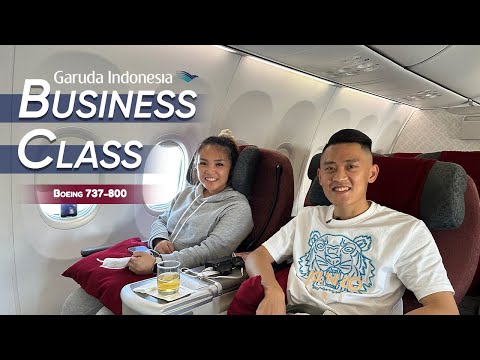BUSINESS CLASS GARUDA INDONESIA B737-800 || JAKARTA - AMBON || BEST SERVICE || AIRCRAFT REVIEW
