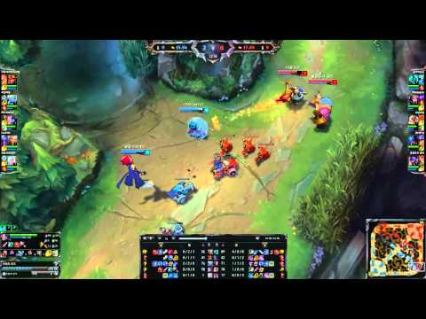 LoL Pro Play  EDG Deft   Tristana vs Corki  League Of Legends Season 5
