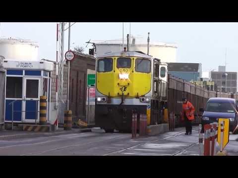 Irish Rail class 071 (080) + Tara Mines - Alexandra Road, Dublin