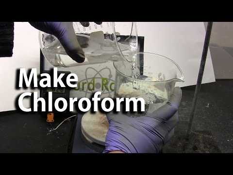 Make chloroform by the haloform reaction