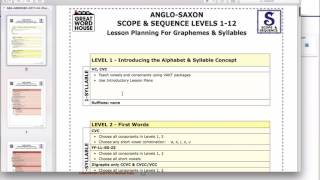 Using the Scope & Sequence