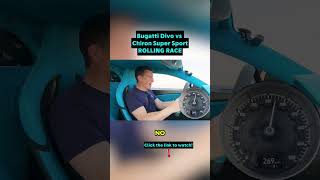 Bugatti Divo vs Chiron Super Sport: ROLLING RACE