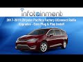 2017-2019 Chrysler Pacifica - Factory UConnect Radio Upgrades - Easy Plug & Play Install